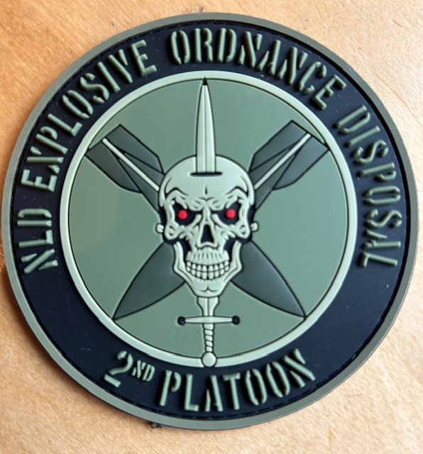 Gedragen binnen EODD maar niet officieel door defensie uitgegeven
